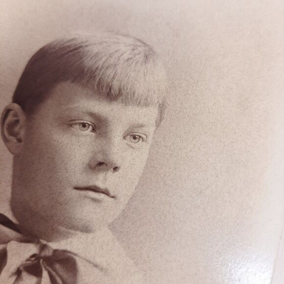 Cabinet Card Photo Austen Hoppin Fox NYC Union Square George Rockwood - Picture 8 of 11